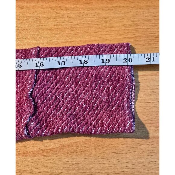 Soft Surroundings Sweater PL Red Cowl Neck Textured Knit Buttons Lagenlook Boho - Picture 6 of 13